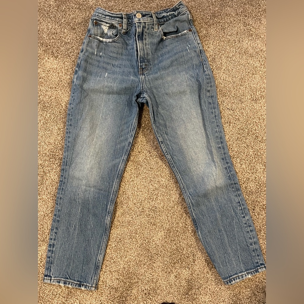 Abercrombie & Fitch Curve Love Mom Jean